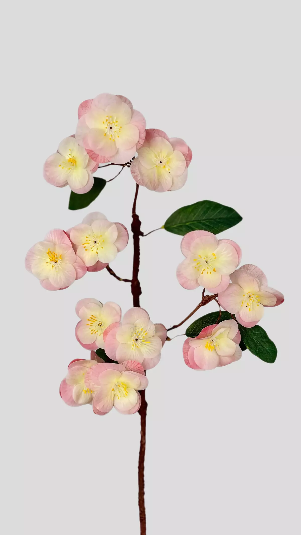 Real Touch Cherry Blossom Spray - Bright pink