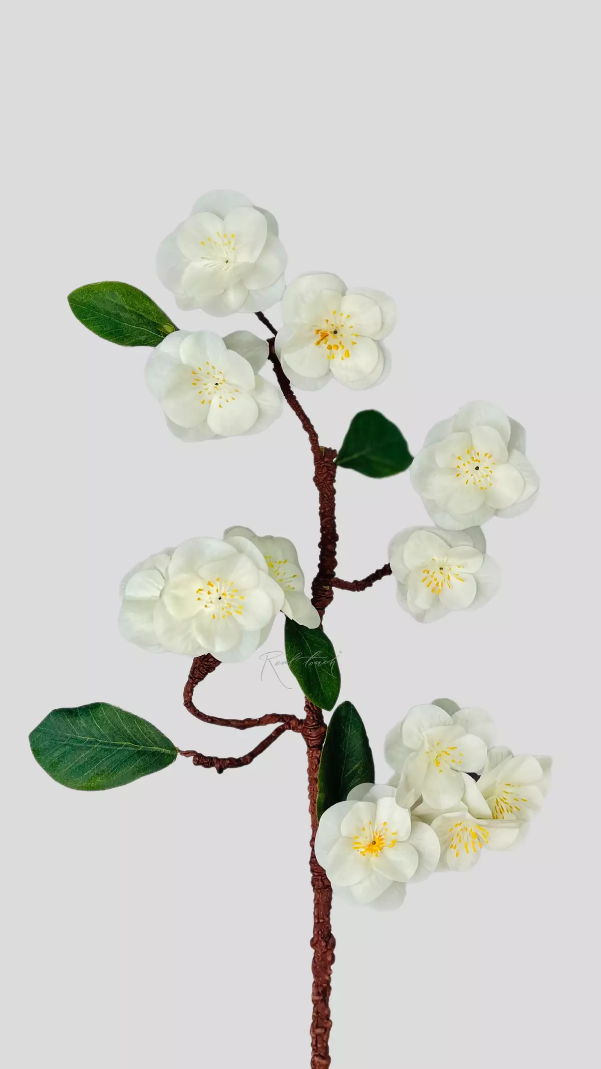 Real Touch Cherry Blossom Spray - white