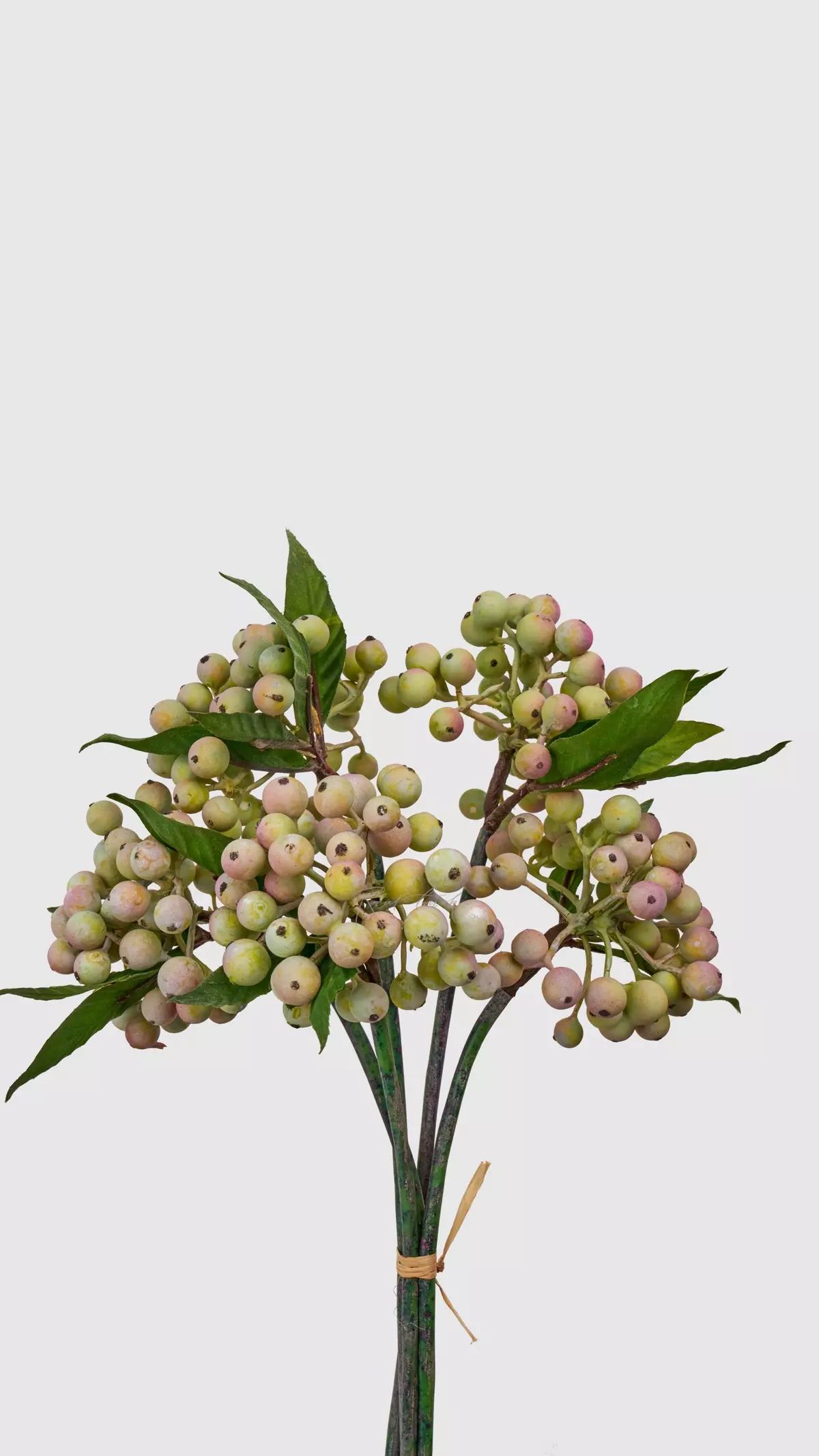 Large bunch of artificial berries - Pink green