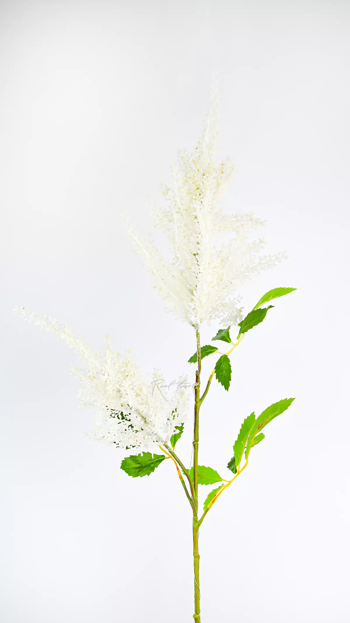 Artificial Astilbe branch - white